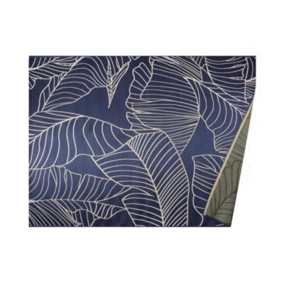 Tapis Kamae bleu marine L.200 x l.150cm Castorama