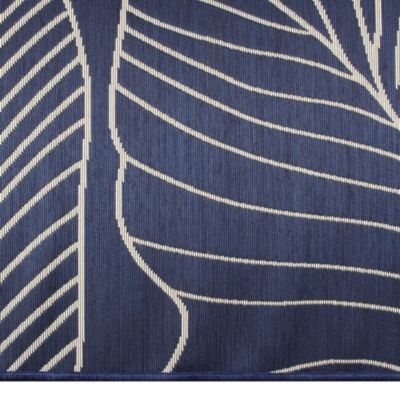 Tapis Kamae bleu marine L.200 x l.150cm