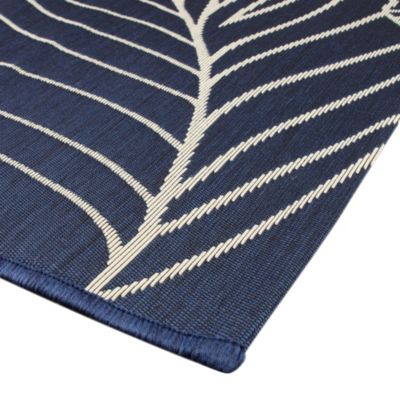 Tapis Kamae bleu marine L.200 x l.150cm
