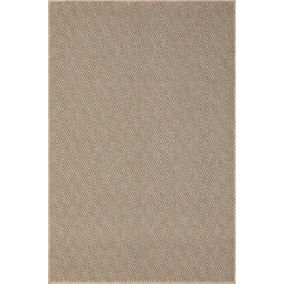 Tapis Kansas extérieur intérieur jute - Nature - 60 x 180 cm