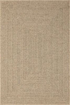 Tapis Kansas extérieur intérieur uni - Nature - 200 x 290 cm