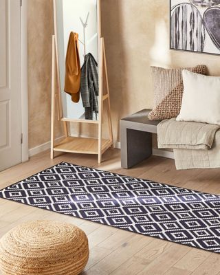 Tapis KARUNGAL Noir 80 x 240 cm