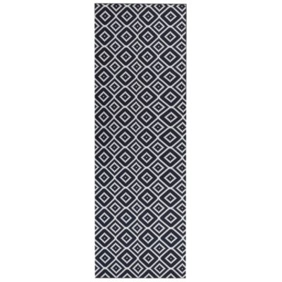 Tapis KARUNGAL Noir 80 x 240 cm