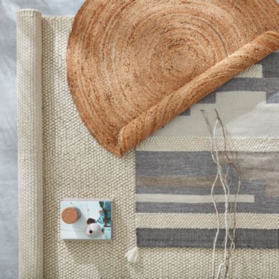 Tapis knits beige GoodHome L.230 x l.160 cm