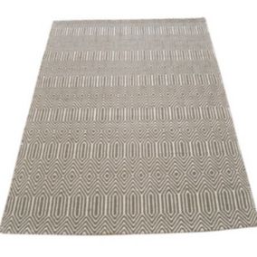 Tapis Laine et Coton tissé main style berbère SILWAN