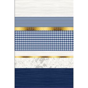 Tapis LAYER Bleu, Dimension: 160x230