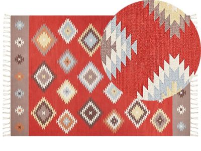 Tapis LORUT Multicolore 200 x 300 cm Coton Kilim