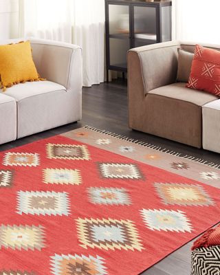 Tapis LORUT Multicolore 200 x 300 cm Coton Kilim