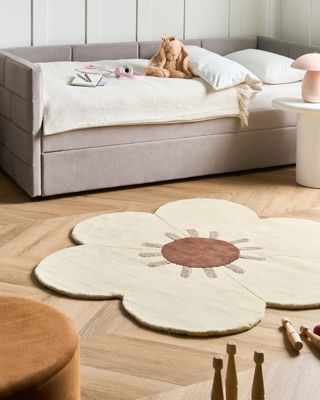 Tapis MANALI Beige 140 cm Laine