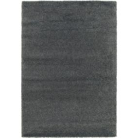 Tapis Manzo GoodHome gris L.230 x L.160 cm