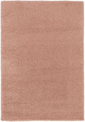 Tapis Manzo GoodHome rose L.90 x l.60 cm