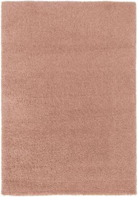 Tapis Manzo GoodHome rose L.90 x l.60 cm