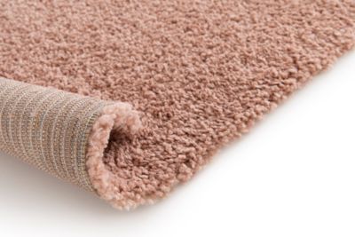 Tapis Manzo GoodHome rose L.90 x l.60 cm