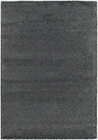 Tapis Manzo gris GoodHome L.170 x L.120 cm
