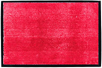 Tapis microfibre rouge 60 x 40 cm Sweetsol