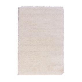Tapis moderne Cocoon blanc l.150 x H.200 cm