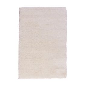 Tapis moderne Cocoon blanc l.60 x L.90 cm