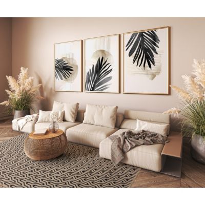 Tapis moderne en jute et coton LATTICE