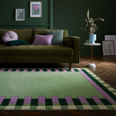 Tapis moderne en laine YAKI 060x230 cm