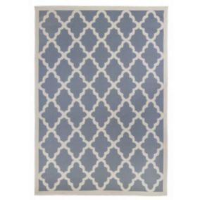 Tapis moderne intérieur extérieur tissé plat PADURA