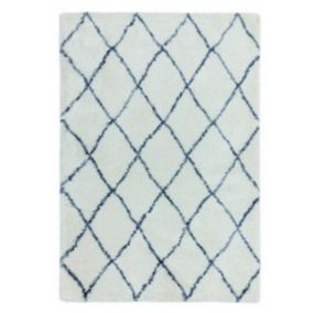 Tapis moderne style berbère BLUE DIAMOND