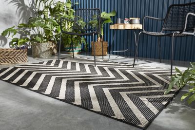 Tapis moderne Tempo chevrons l.150 x H.200 cm