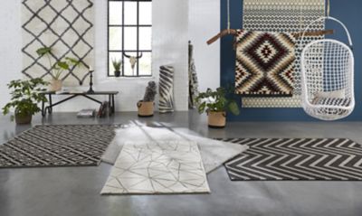 Tapis moderne Tempo chevrons l.150 x H.200 cm