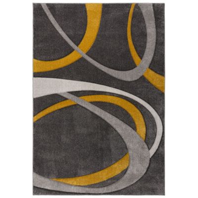 Tapis moderne tissé plat RING 160x230 cm