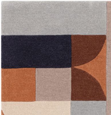 Tapis moderne tufté main en laine JINGA 160x230 cm