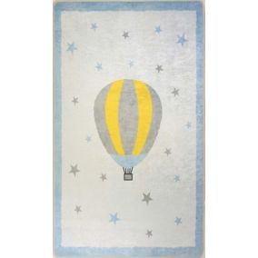 Tapis MONGOLFIERE Bleu, Dimension: 120x160