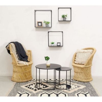Tapis motif aztèque en coton 180x120 cm