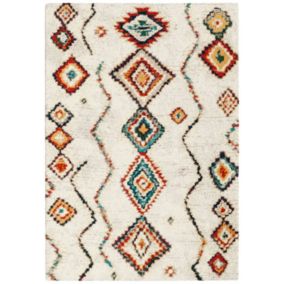 Tapis motif Berbère - Azilal multicolore - 140 x 200 cm