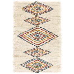 Tapis motif Berbère - Himalaya beige - 160 x 230 cm