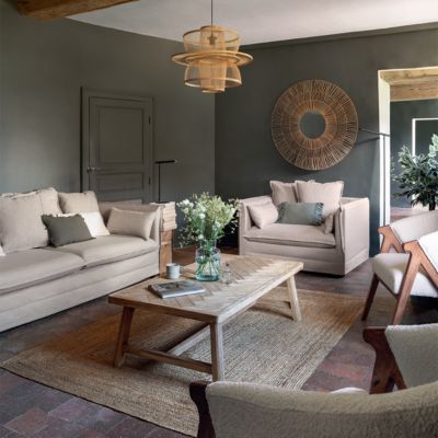 Tapis "Natura" en jute beige 120x170cm - Atmosphera Créateur d'intérieur