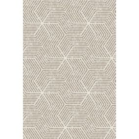 Tapis Nina Calvi taille L couleur taupe