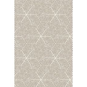 Tapis Nina Calvi taille L couleur taupe