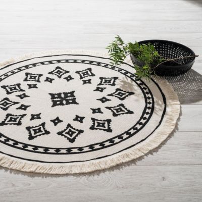 Tapis Nomade - coton - D90 cm - Atmosphera