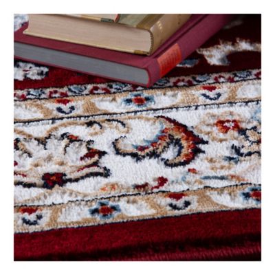 Tapis oriental en polyester Aksan 150x80 CM - Rouge