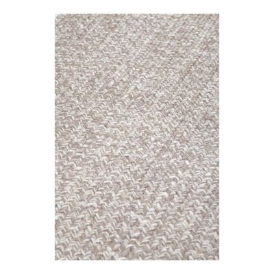 Tapis oval plat intérieur et extérieur design Tasy 200x60 CM - Beige