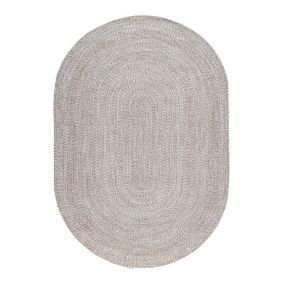 Tapis oval plat intérieur et extérieur design Tasy 230x160 CM - Beige