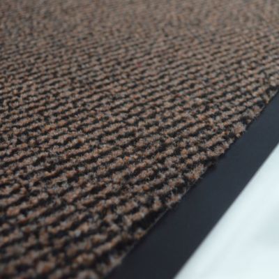 Tapis paillasson pour porte d'entrée - Marron - Rouleau de 0,9m x 23m