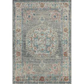 Tapis Palma extérieur Oriental, Gris, 240 x 340 cm