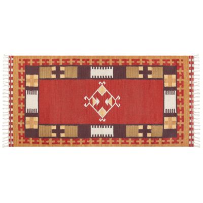 Tapis PARAKAR Multicolore 80 x 150 cm Coton Kilim