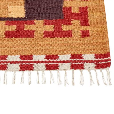 Tapis PARAKAR Multicolore 80 x 150 cm Coton Kilim