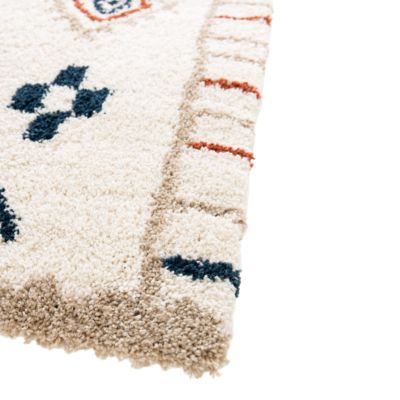 Tapis pelucheux tissé Manzo GoodHome L. 120cm x l. 170cm multicolore