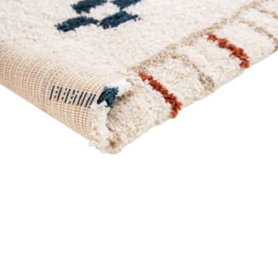 Tapis pelucheux tissé Manzo GoodHome L. 120cm x l. 170cm multicolore