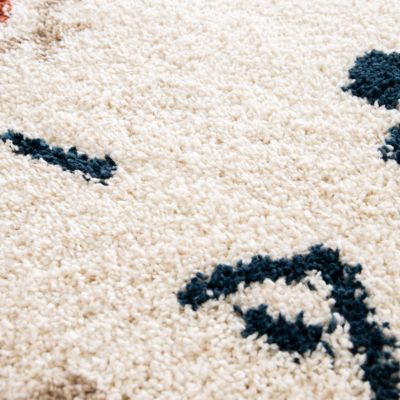 Tapis pelucheux tissé Manzo GoodHome L. 120cm x l. 170cm multicolore