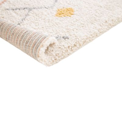 Tapis pelucheux tissé Manzo GoodHome L. 160cm x l. 230cm multicolore