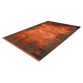 Tapis Pierre Cardin 330x240cm, design E509E coloris terracotta - Confort et élégance pour votre intérieur