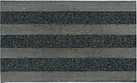 Tapis planches double grattage gris L.76 x l.46 cm